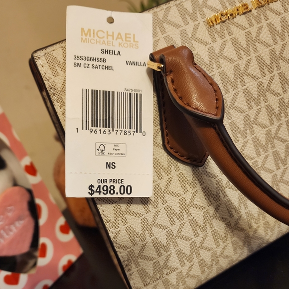 Michael Kors Cream and Brown Women´s Bag